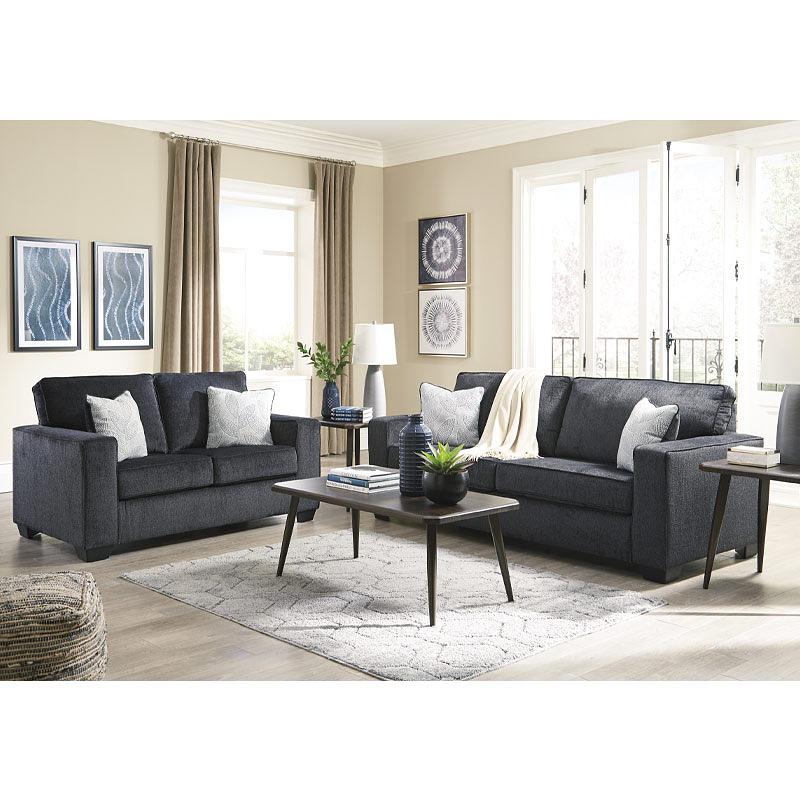 Altari L Shaped Sectional, Sofa Set, and Recliner