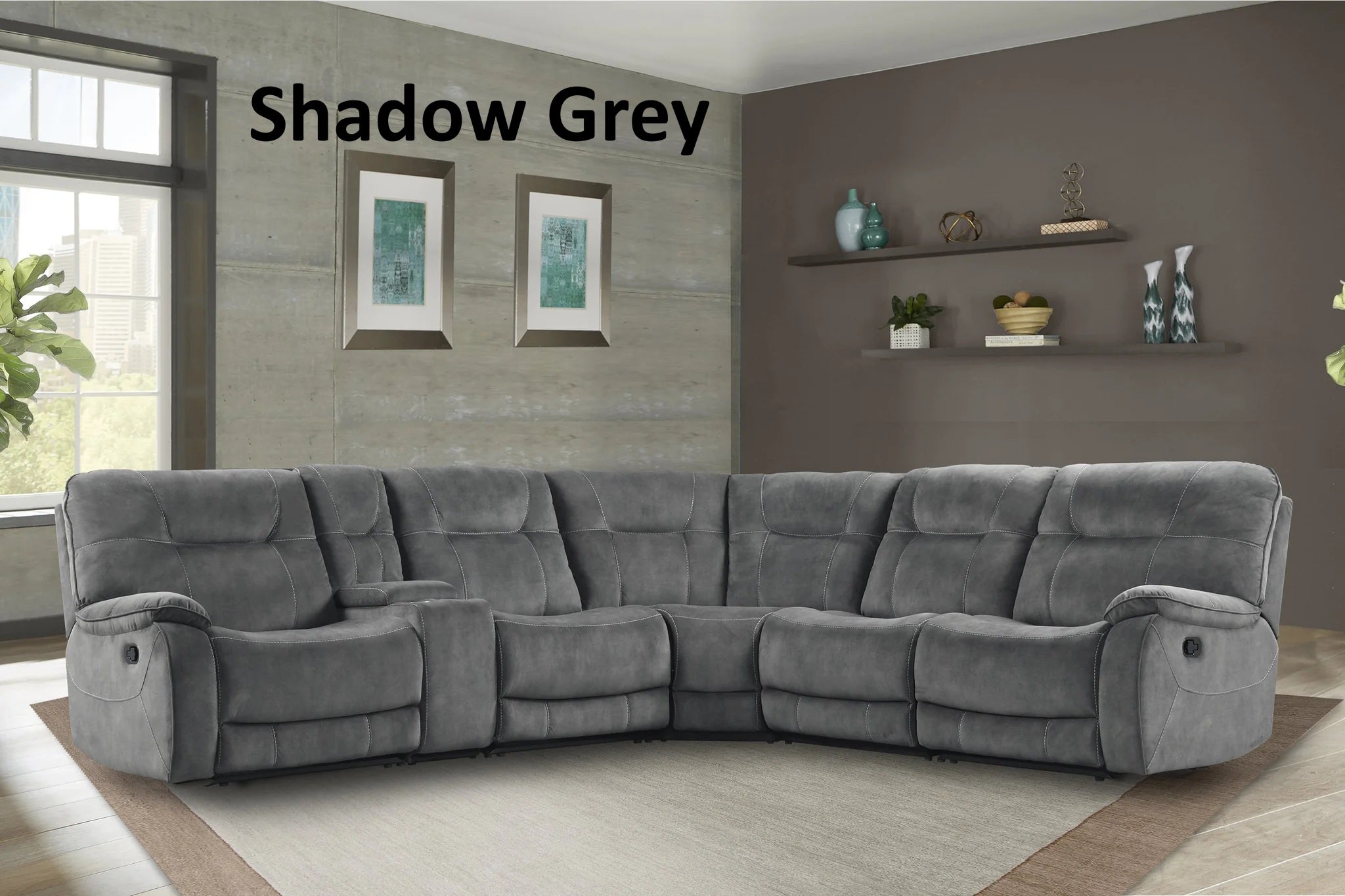 Cooper Reclining Sectional-6 Piece