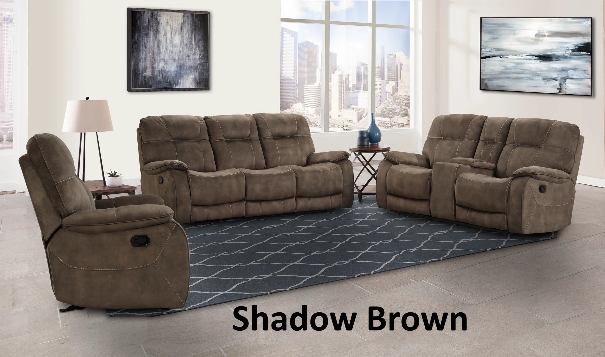 Cooper Reclining Sofa, Loveseat, and Recliner
