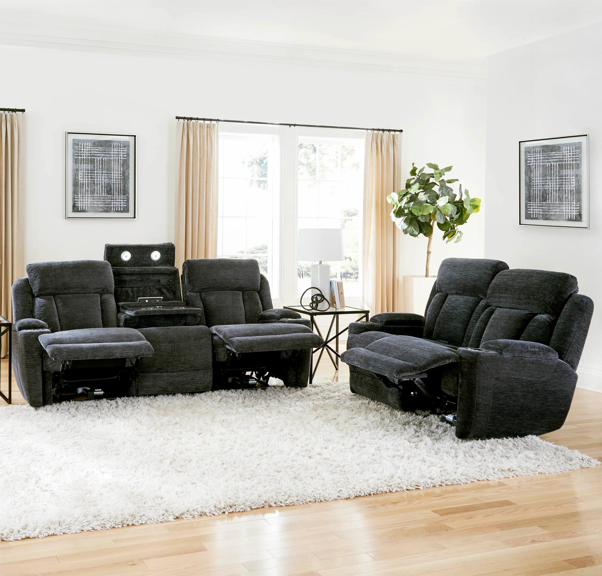 Dalton Power Reclining Sectional, Sofa, Loveseat, and Recliner