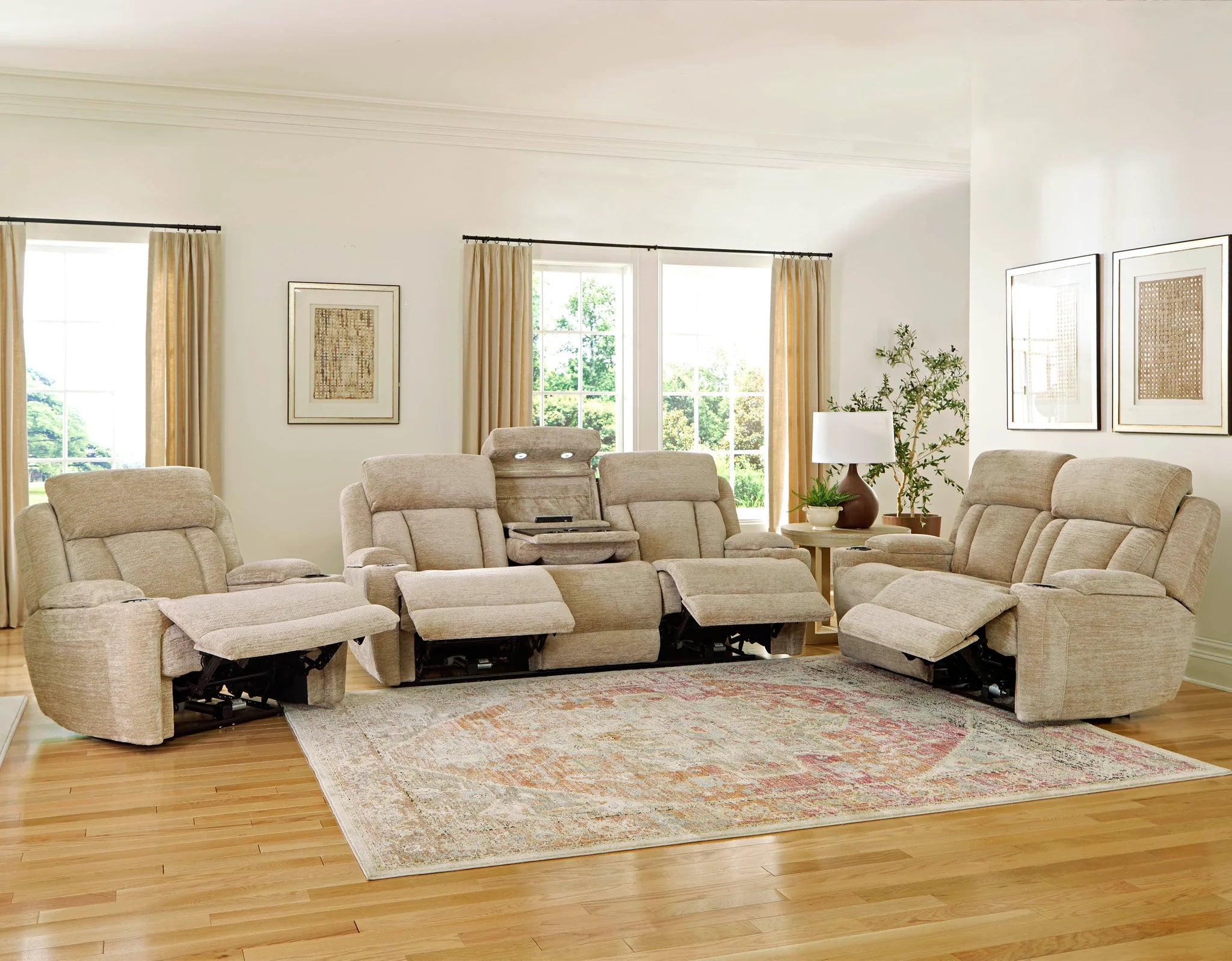 Dalton Power Reclining Sectional, Sofa, Loveseat, and Recliner