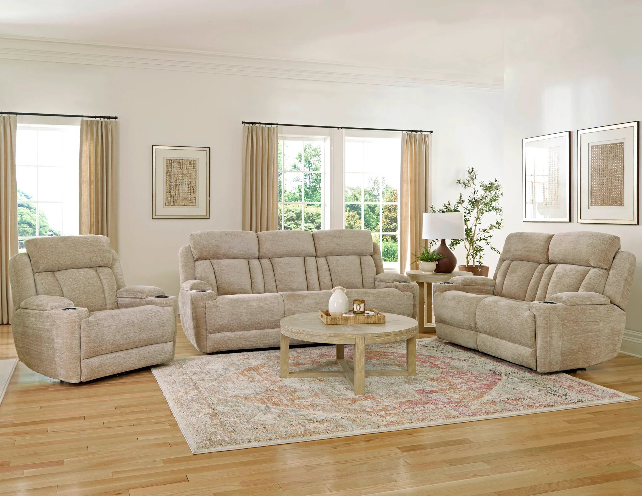 Dalton Power Reclining Sectional, Sofa, Loveseat, and Recliner