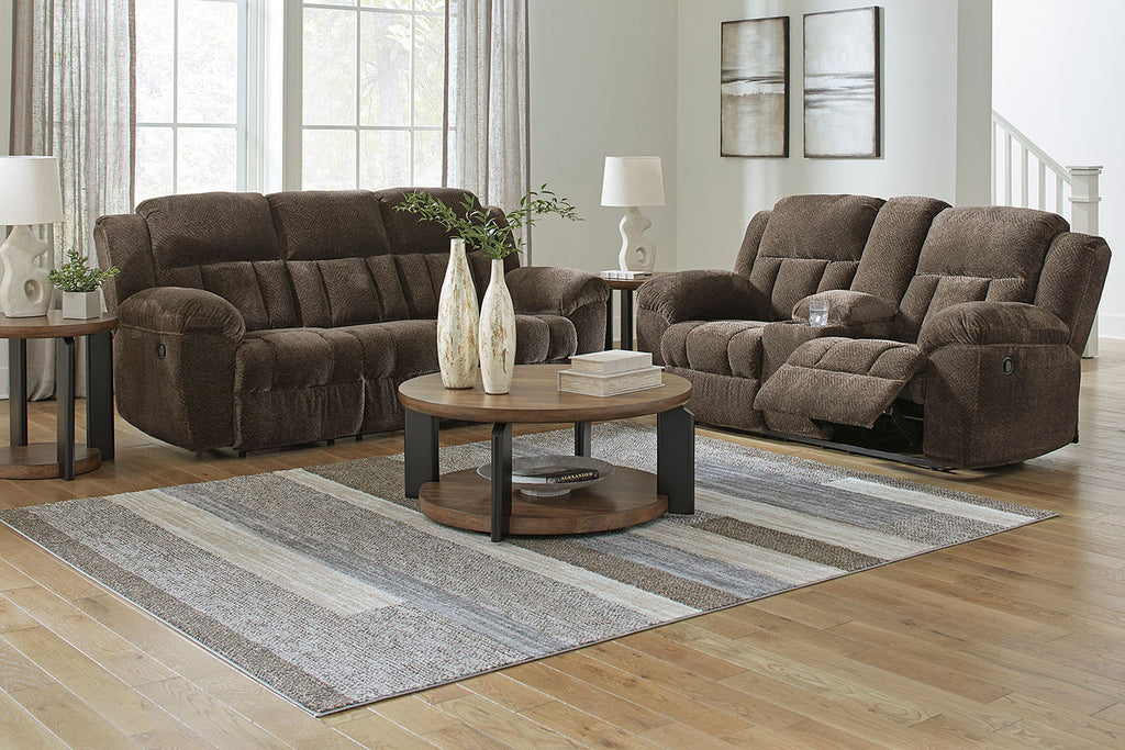 Frohn Reclining Sofa, Loveseat, and Recliner