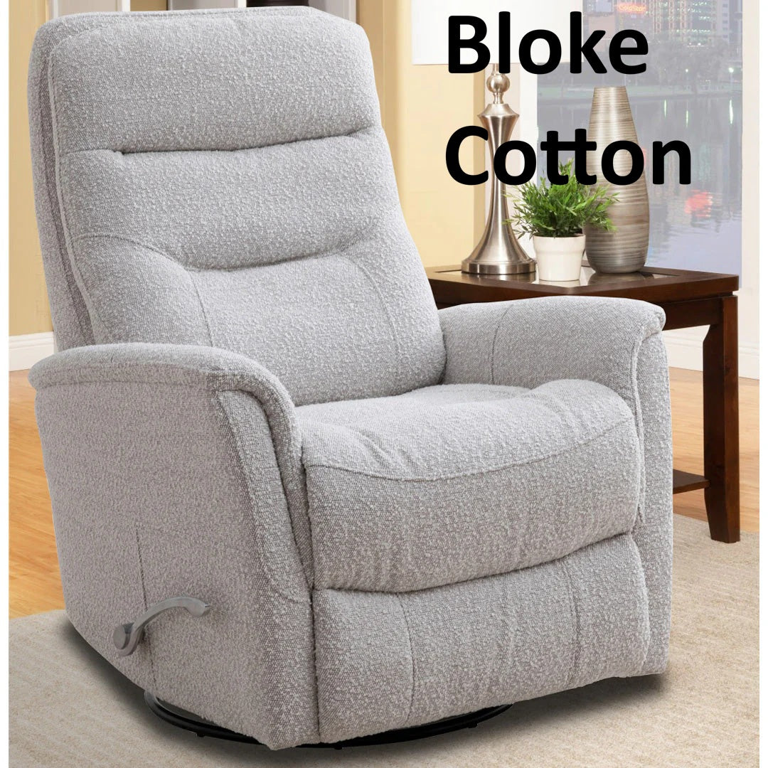 Gemini Fabric Swivel Rocker Recliner (Manual)