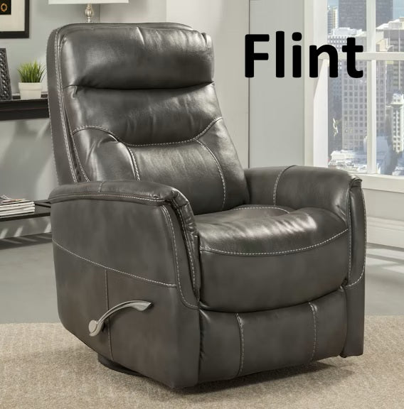 Gemini Faux Leather Swivel Rocker Recliner (Manual)