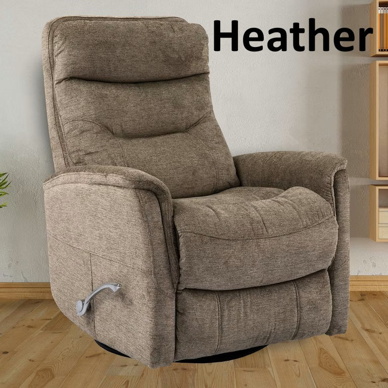 Gemini Fabric Swivel Rocker Recliner (Manual)