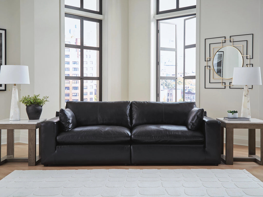Emilia Leather Sectional and Sofa