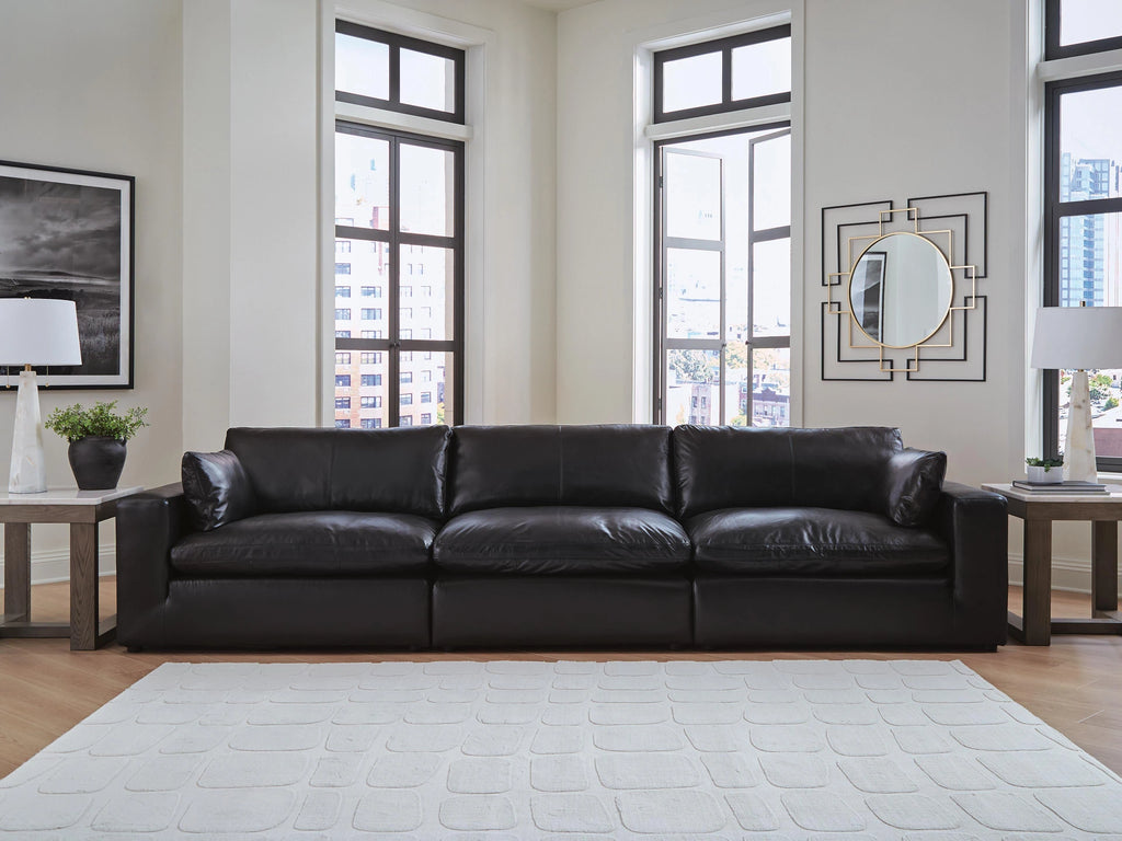 Emilia Leather Sectional and Sofa