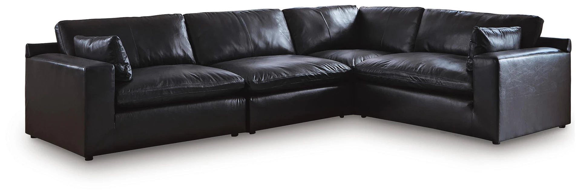 Emilia Leather Sectional and Sofa