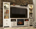 Willowton TV Stand and Fireplace