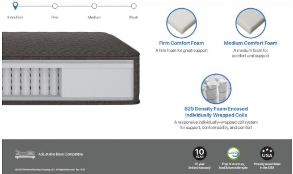 SS by Simmons- Fallon Extra Firm Mattress