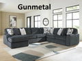 Midnight Madness 4 Piece Sectional (AL)