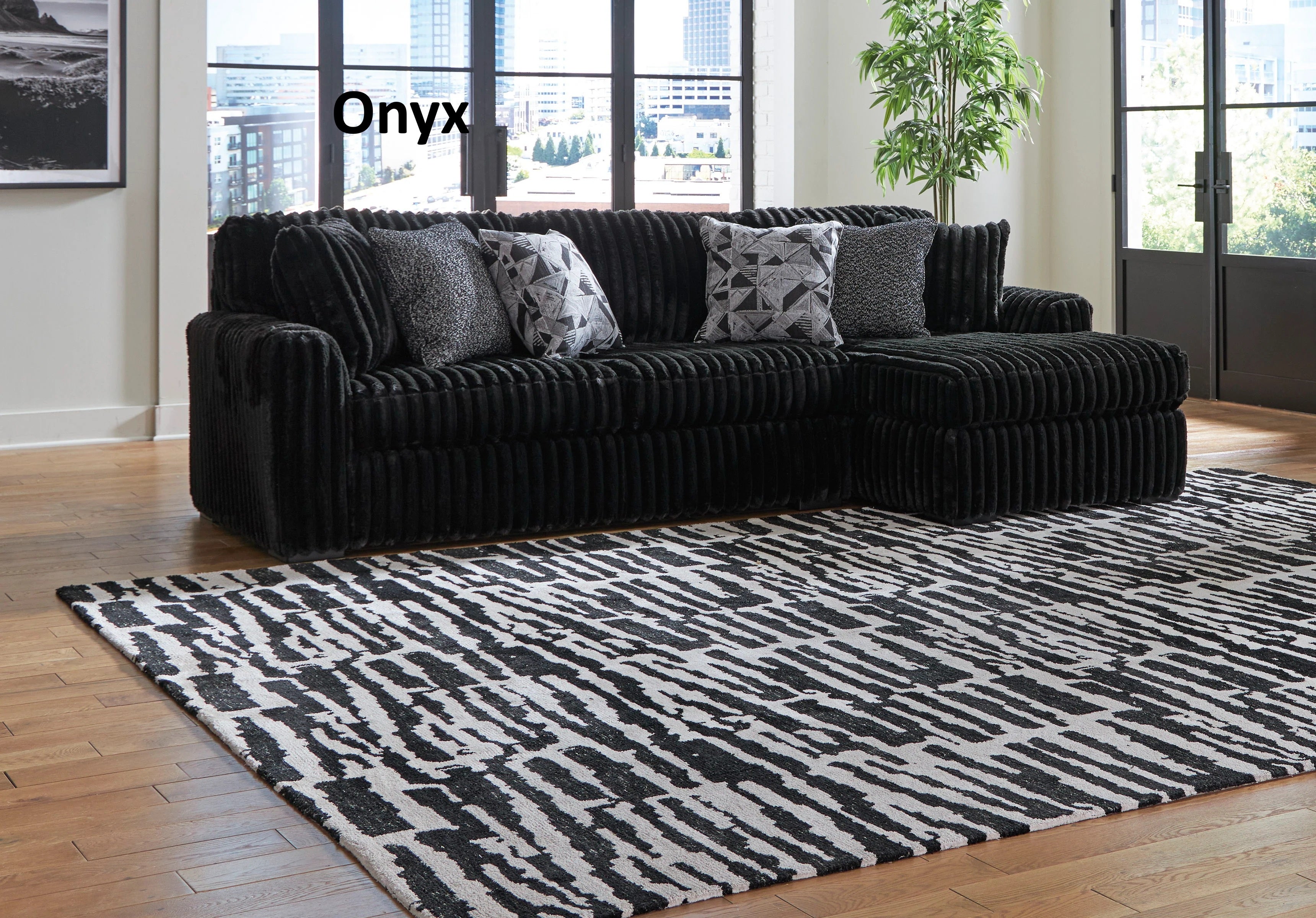 Midnight Madness 2 Piece Sectional