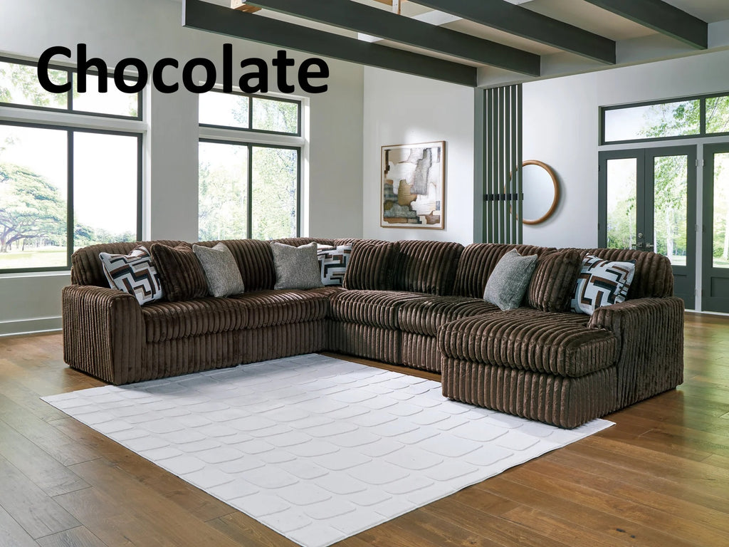 Midnight Madness 4 Piece Sectional (AL)