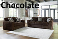 Midnight Madness Sofa, Loveseat, Chair, and Ottoman
