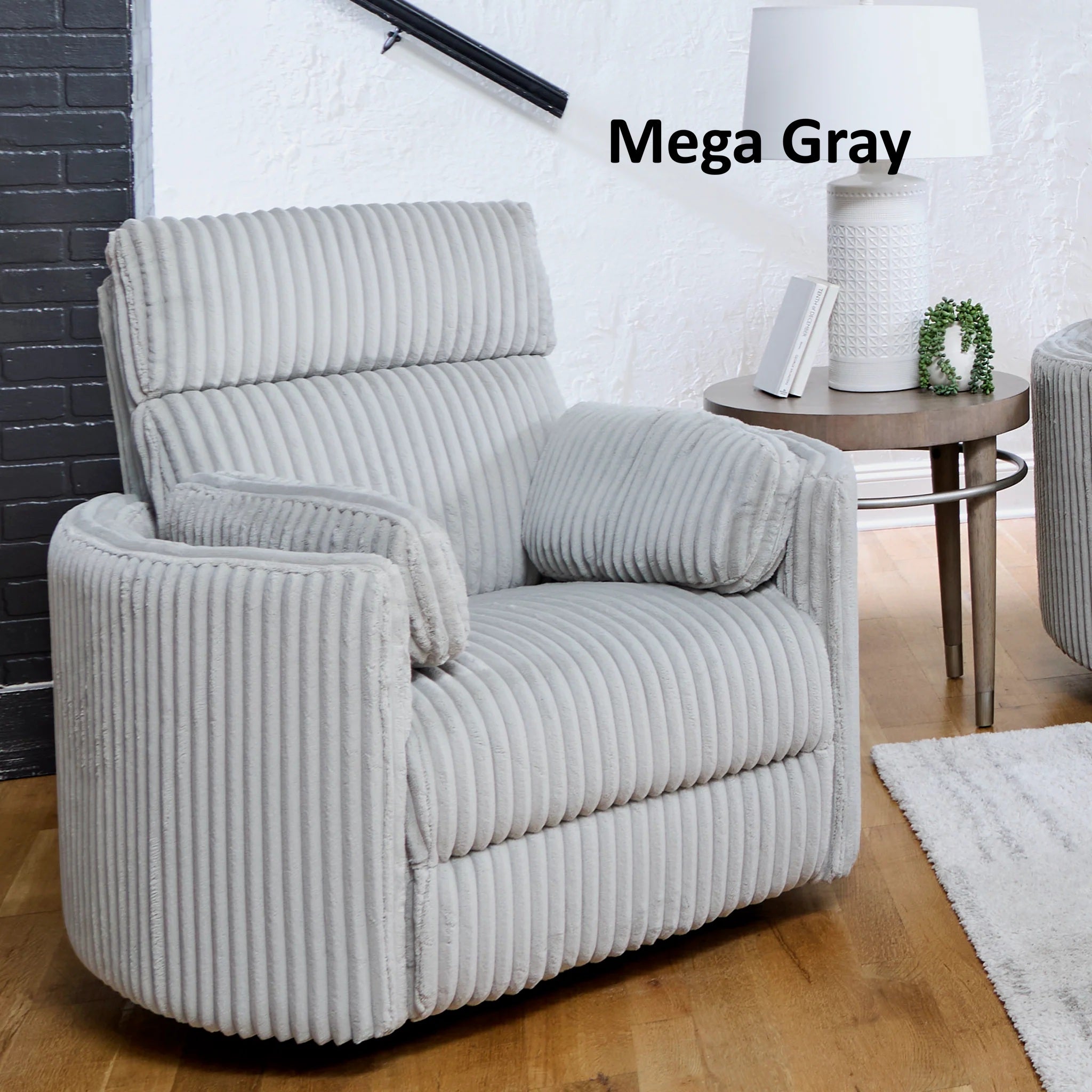 Radius Power Swivel Rocker Recliner (Fabric)