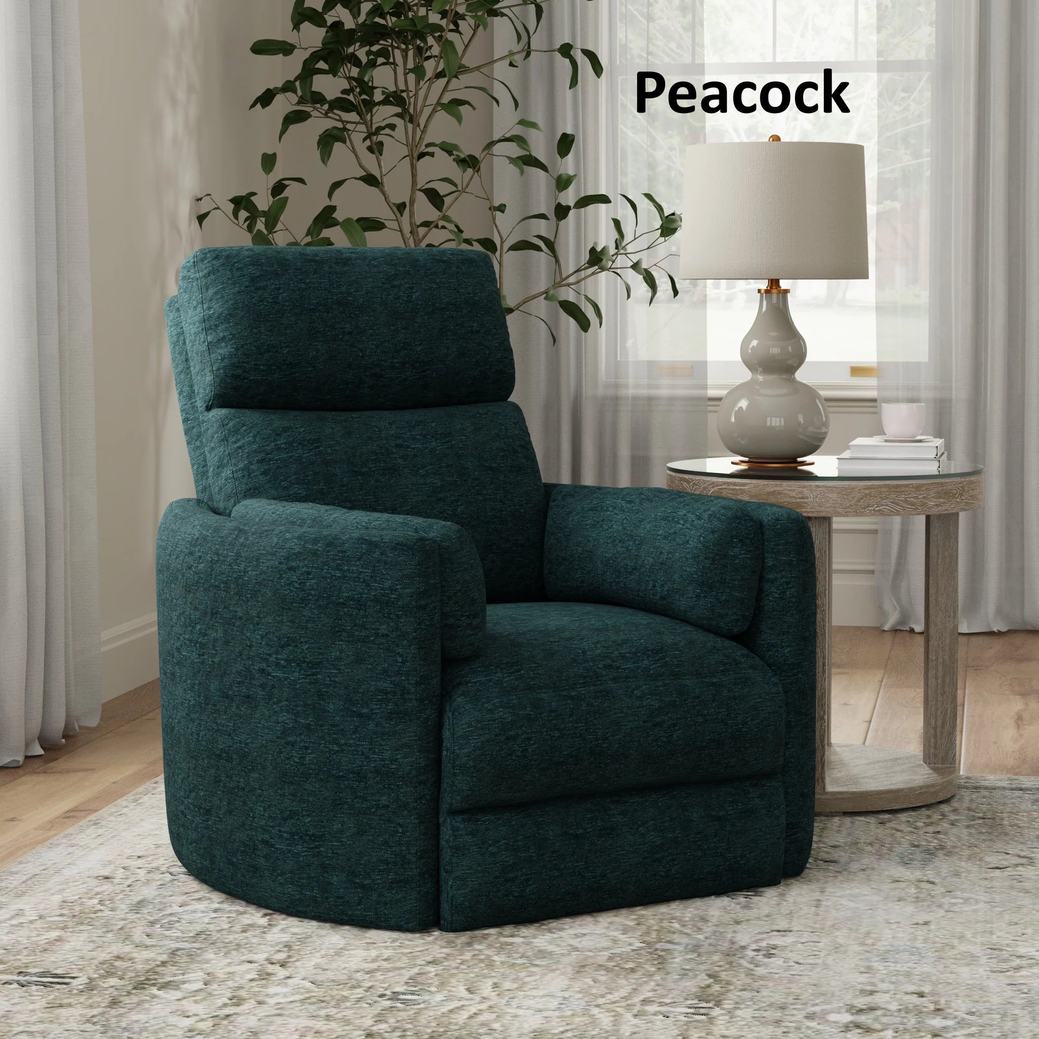 Radius Power Swivel Rocker Recliner (Fabric)