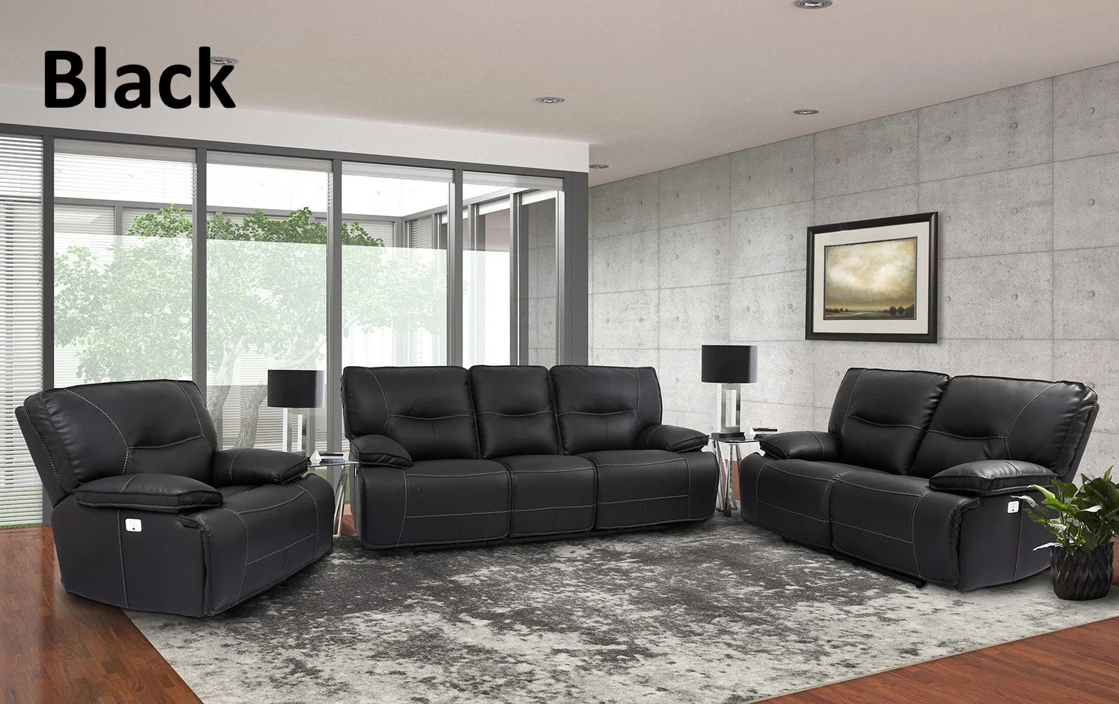 Spartacus Sectional, Sofa, Loveseat, and Recliner