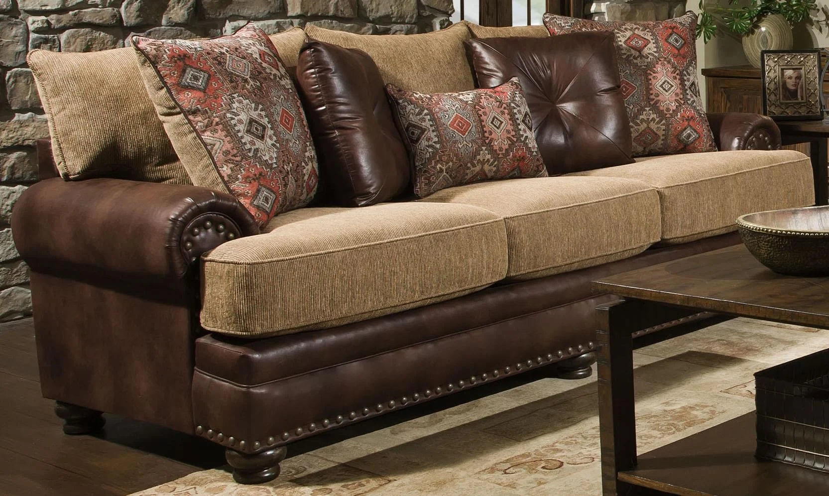 Yellowstone Canyon Sectional, Sofa, Loveseat, Chair, and Ottoman