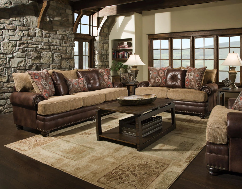 Yellowstone Canyon Sectional, Sofa, Loveseat, Chair, and Ottoman